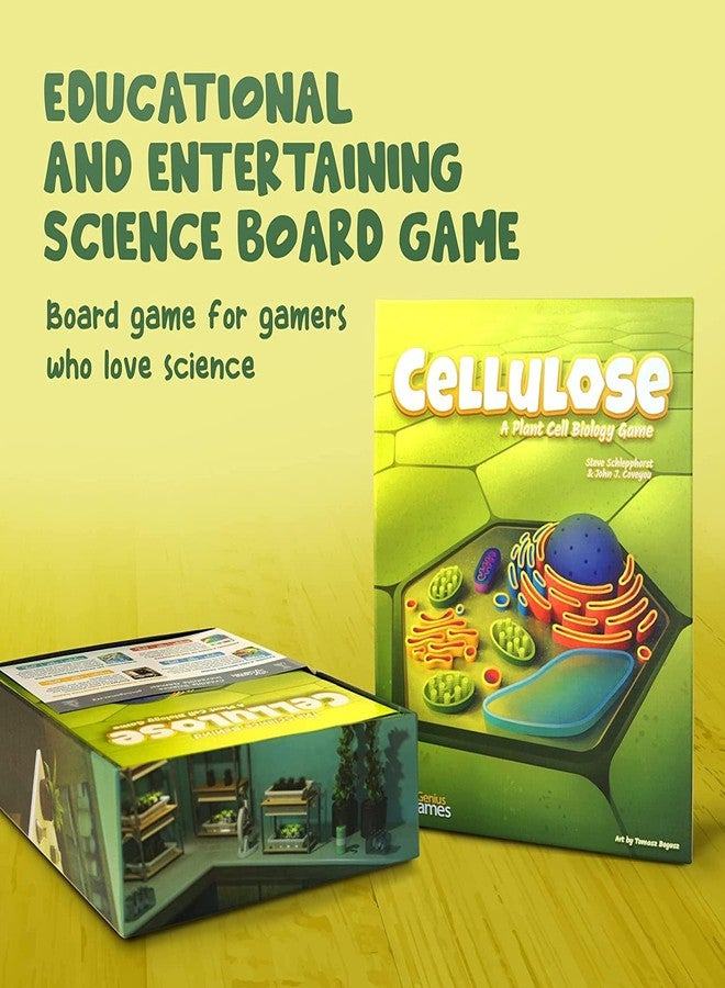 Genius Games Cellulose: A Plant Cell Biology Game | Mensa Recommended Strategic & Entertaining Game to Learn Photosynthesis, DNA & Biochemistry | Educational STEM Board Game for Families, Students & Teachers - Image 5